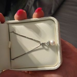 Jared's, pearl diamond necklace